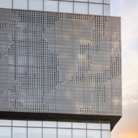 NATURAL ZINC, perforated sheet